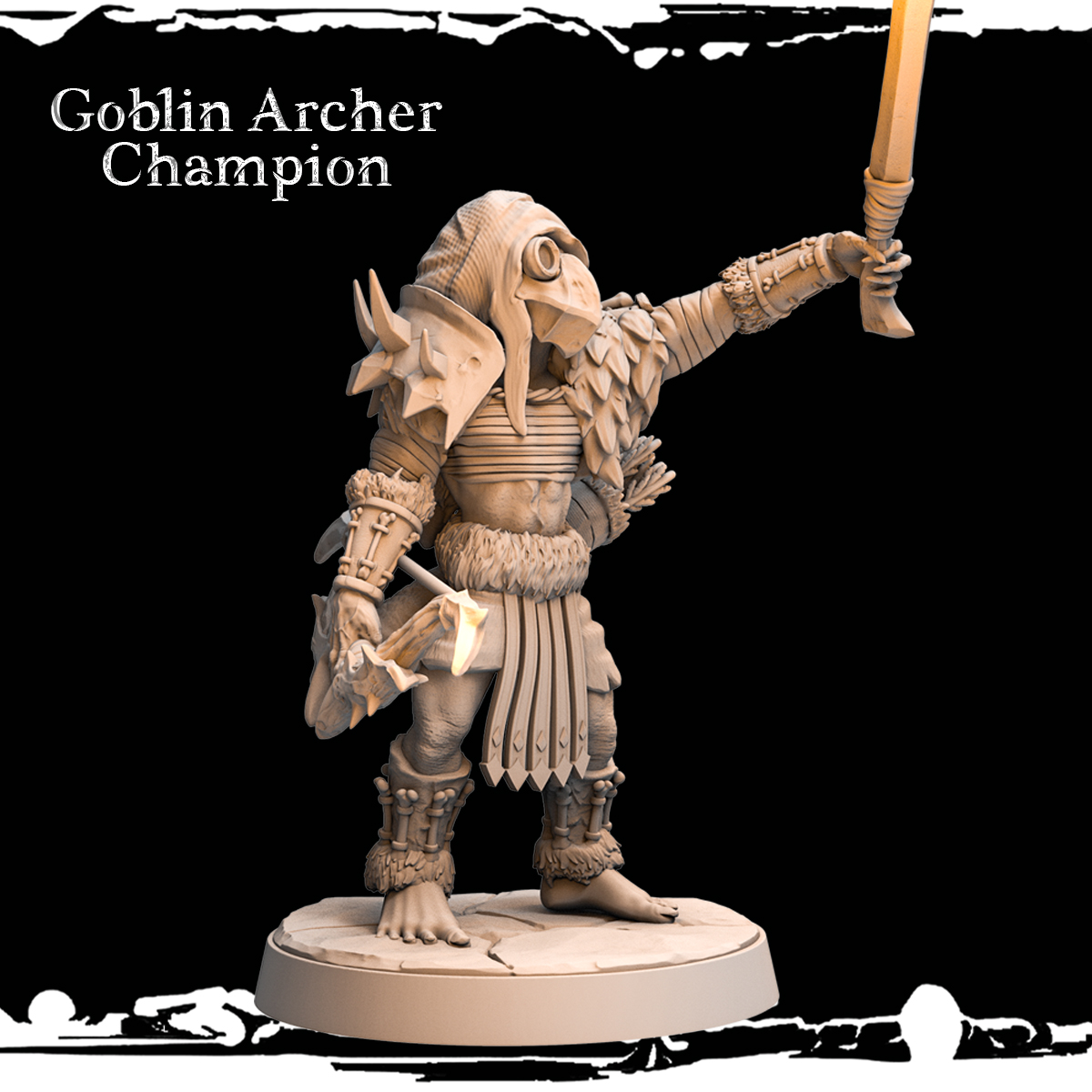 Goblin Archer Champion - Army of Darkness: Greenskins